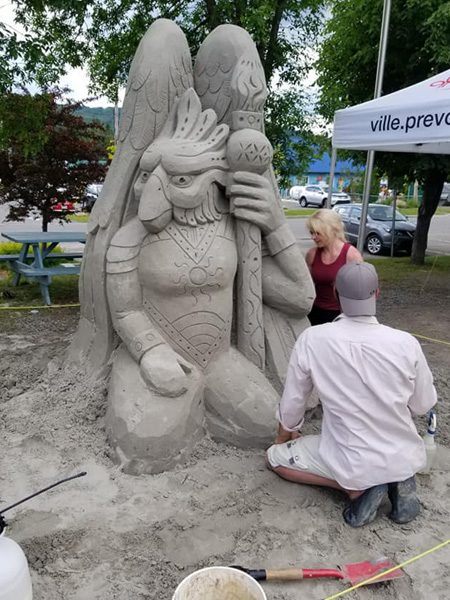 Festival Les mains dans le sable à la Gare de Prévost juin 2019